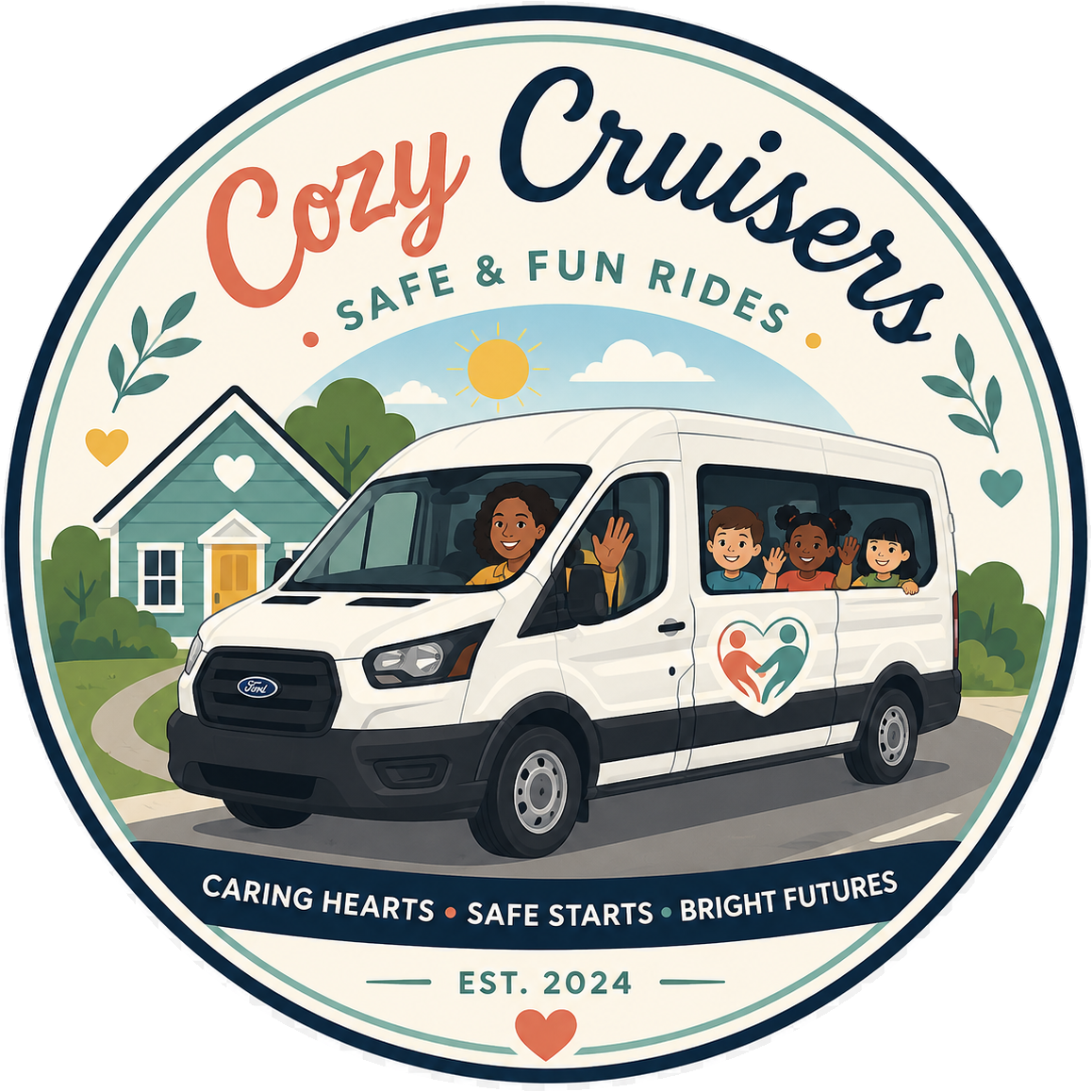 Cozy Cruisers safe and fun rides logo